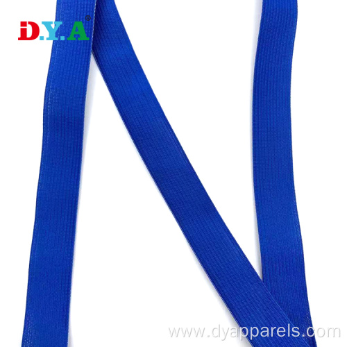 knitted elastic band 5cm blue band